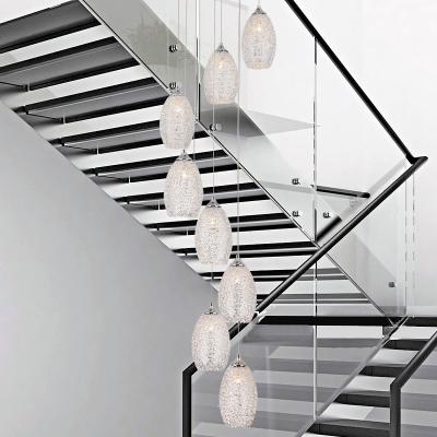 China Price Modern Crystal Long Chandelier Modern Unique Art Design Nordic Style Wholesale Hanging Light Led Lamp Indoor Crystal Chandelier for sale