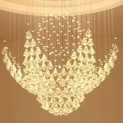 China Small Round Modern Gold EUROPEAN Crystal Chandelier Luxury Modern Large Shinning light French Empire Crystal Chandelier for sale