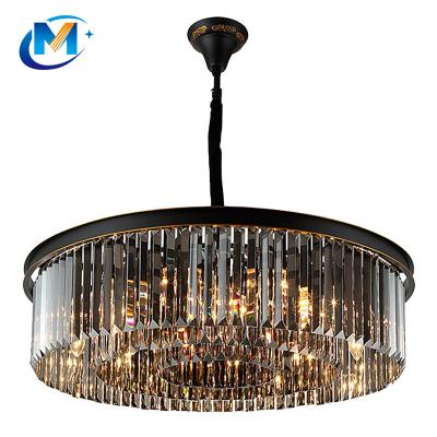 China French Empire High Ceiling Light Pendant 110V~240V Black Czech Custom Made Modern Crystal Hanging Led Crystal Chandelier Modern Luxury Lobby for sale