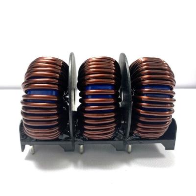 China Wide Range of Available High Reliability Bonded Winding Home Appliance Three Coil Inductor with Glue Base for 148uH Power Inductor for sale