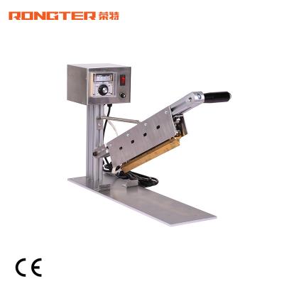 China RONGTER Cost Effective High Quality Hot Knife Tape Cutting Machine 600W 300MM Rope Cloth Cutter WA2-1 for sale