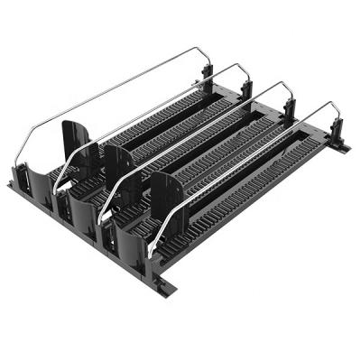 China Easy To Install New Supermarket Style Beverage Beverage Bottle Shelf Pusher With Spring Assembly Shelf Pusher for sale