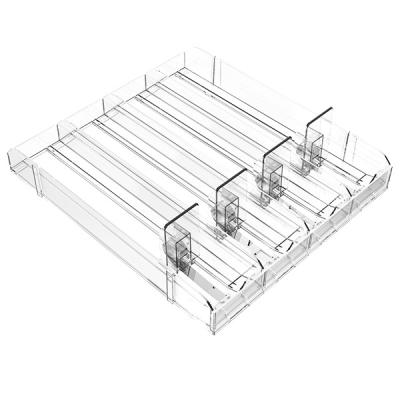 China Supermaket Supermaket Supermarket Stores Shelf Pusher One-piece Garment Double Sided Pusher For Cigarettes for sale