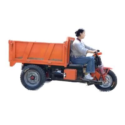 China Seville 3 Wheeler Mini Electric Construction Tricycle Farms Dumper Concrete Truck Construction Loader for sale