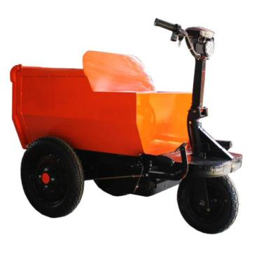 China Cultivate Seville Tricycle Cavalry Small Gray Bucket Truck Freight Ladder Gravel Electric Concrete Transport Tricycle for sale