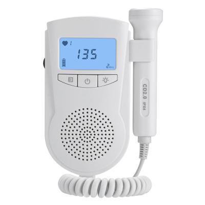 China Plastic Fetal Home Monitoring Instrument Pregnant Woman Charging Auditory Doppler Fetal Heart Measuring Fetal Movement Meter for sale