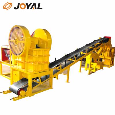 China Joyal diesel engine mini mining jaw crusher used small jaw crusher for sale for sale