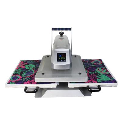 China Flexible Shuttle Mobile Manual Large Heat Press Machine T-shirt Heat Press Machine For Sale for sale