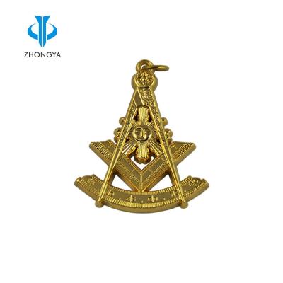 China cute new fashion 3D masonic metal custom masonic badges cheap wholesale factory made for sale