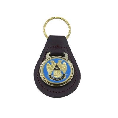 China Professional Wholesale Masonic Metal Pop Simple Design Metal Manufacturing Key Chain for sale