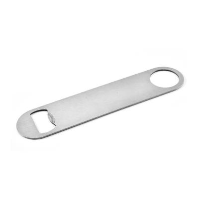 China Sustainable Spot Stainless Steel Promotional Flat Bottle Opener for sale