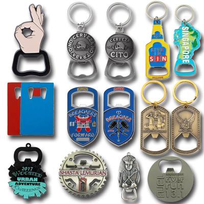 China Customized Viable Lead Chain Advanced Metal Openers Beer Corkscrew Bottle Opener for sale