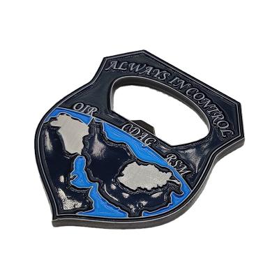 China Sustainable Beer Metal Bottle Opener Key Chain Custom Soft Enamel Bottle Opener With Logo for sale