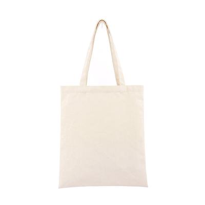 China Wholesale Custom Handled Printed Pure Organic Tote Bag Shopping Reusable Women Canvas Cotton Eco-friendly Bag for sale