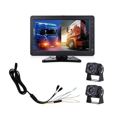 China 10.1 Inch Car Monitor Argos 2 Channel Car Mirror Monitor Rear View Stereo Car Dvr for sale