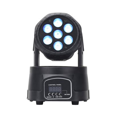 China Best Selling Mini Led Wash Moving Head light of Party/KTV/dj/club/bar/concert for disco for sale