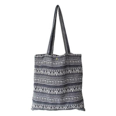 China 100% eco-friendly / light / cheap 2021 new pattern stripes for mens and womens canvas bags. Cheap and Fine Hand Held Shopping Bags for sale