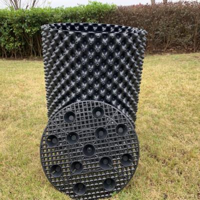 China American Style PVC Air Plum Plant Transplant Pot Tree Root Control Black Plastic Container for sale