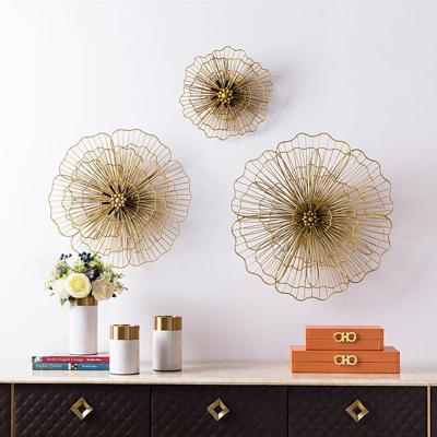 China Traditional Carved Flower Metal Wire Wall Art Carving Circles Metal Wall Decor Home Decor Wall Interior for sale