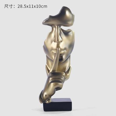 China All High Quality Resin Figures Human Face Sculpture Home Decoration Crafts Accessories for sale