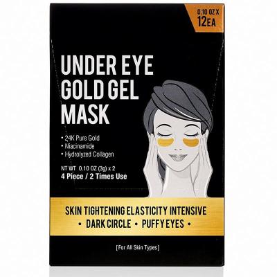 China Anti-wrinkle 24k Gold Eye Mask Puffy Eyes and Dark Albumen Crystal Golden Eye Mask 20 Pairs Patch of Moist Circles Treatments Collagen for sale