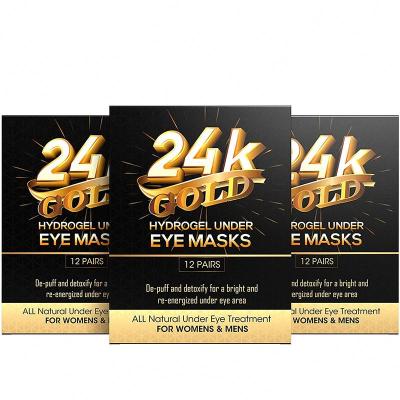 China Anti-wrinkle 24k Gold Eye Pads-30 Pairs Collagen Eye Mask Powder Crystal Gel For Anti Aging And Moisturizing Reducing Dark Circles, Puffiness, for sale