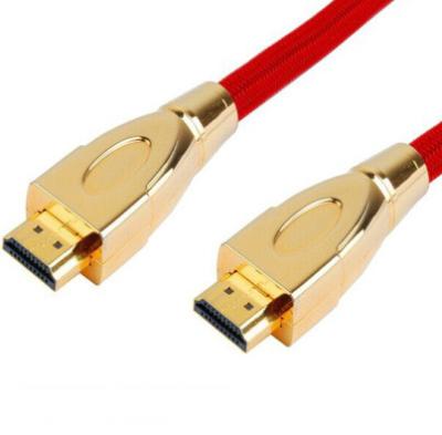 China High Speed HDMI Cable with Gold Connector, Metal Connector, Double color Connector for sale