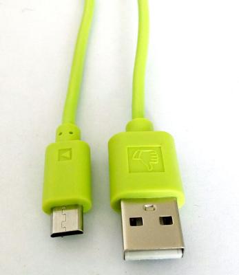 China USB 2.0 AM, Micro USB M, gold flash, nickel-plated, 1m, pvc jacket, bare copper, RoHS for sale