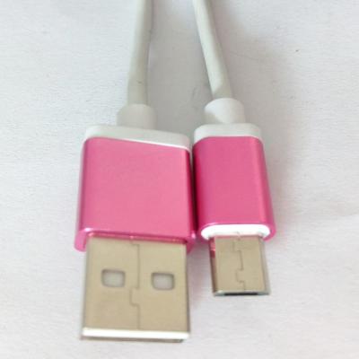 China USB 2.0 AM, Micro USB M, gold flash, nickel-plated, pvc jacket, metal shell, bare copper, for sale