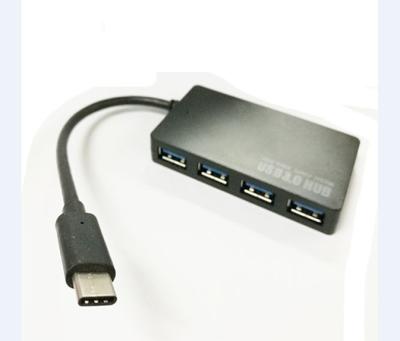 China Factory USB Docking Station 3.0 Type C 4 Ports Hub Macbook Pro Docking Station for sale