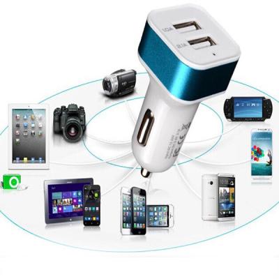 China 5V 2.1A 2100mA Power Adapter 2 Port USB Car Charger For Car Charger for sale