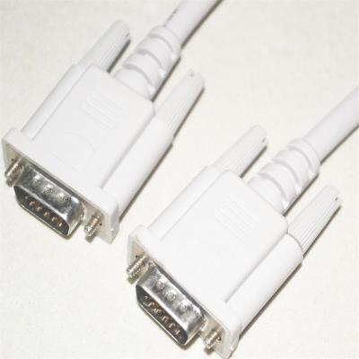 China China manufacturer new style Vention VGA cable, white PVC jacket, nickel-plated, RoHS, UL Certificate for sale