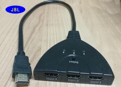 China HDMI M to 3 Port HDMI Splitter 3 in 1 out pigtail 1080P 3 input 1 Lead Auto Switch Cable for sale