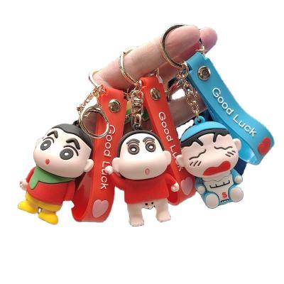 China Factory Direct Selling Cartoon Pencil Xiaoxin Marvel Ghost Slaughter Blade Cartoon Key Chain Doll PVC Epoxy Key Chain Ring Pendants for sale