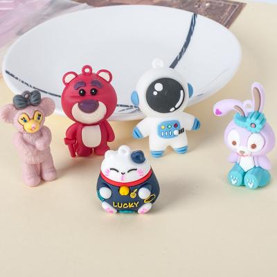 China Hot Worlwide Style 3D Resin Craft Doll Toys Stationery Epoxy Box Case Cream Glue Mobile Phone Anime DIY Key Chain Pendant Accessories for sale