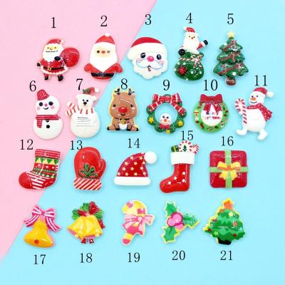 China : Wholesale Cute Handmade DIY Phone Case Factory Cartoon Christmas Jewelry Accessories Diy Hair Clip Cell Phone Case Material Decoration for sale