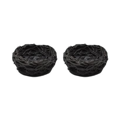 China Wholesale Realistic Simulation Miniature Garden Bird's Nest Resin Jewelry Craft Accessories Micro Landscape Ornaments Landscaping Material for sale