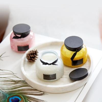 China Festival Decoration Top Pick Manufacturer Handmade Coconut Wax Essential Oil Scented Candles For Holiday for sale