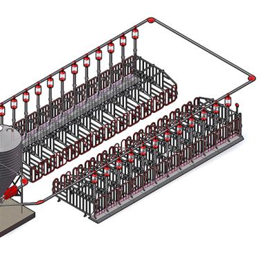 China Farms Low Price Automatic Feeding System For Pig With Long Life for sale