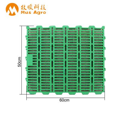 China Easily Clean Pig House Slatted Material Pig House Plastic Pig Flooring for sale