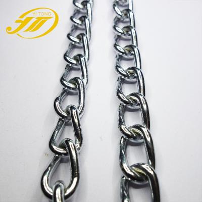 China NACM1990 Construction Machine Metal Chain Twisted Link Chain for sale