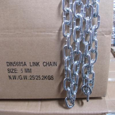 China Other Steel Galvanized Din5685 Short Link Chain for sale