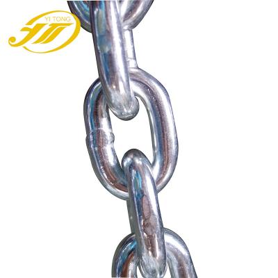 China Decorative Din766 Galvanized Carbon Steel Short Link Chain for sale