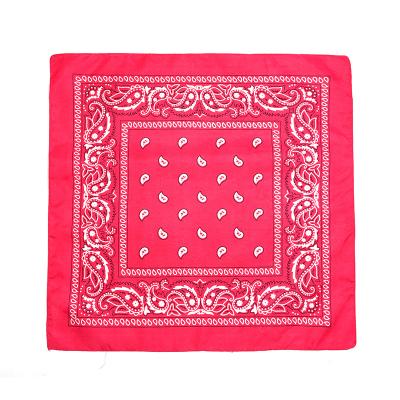 China DecorateÂ   Wholesale Multifunctional Custom Design 55*55cm Cotton Square Bandana With Logo for sale