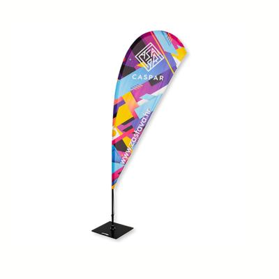 China Promotion and Outdoor Advertising Banner Flag Beach Flag Teardrop Feather Flag for sale