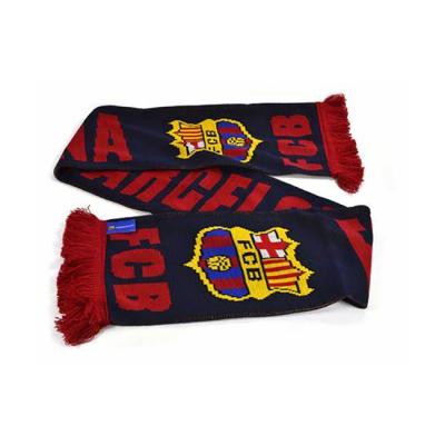 China Keeping Hot Custom Printed Acrylic Jacquard World Soccer Sport Club Fan Scarves for sale