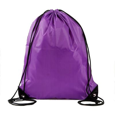 China High Quality Custom Waterproof Polyester Foldable Drawstring Bag Recyclable Drawstring Bag for sale