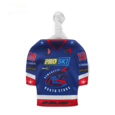 China Sublimation Mini Hockey Sets World Cup Jersey With Hanger for sale