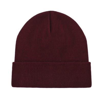 China COMMON Wholesale Knitted Jacquard Beanie Sports Winter Single Beanie Hat With Custom Logo for sale