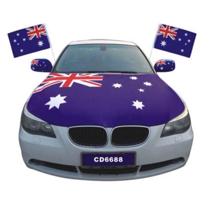 China High Quality Festival Decorations Customize Car Engine Hood Flag Australia Flag Car Hood Cover for sale